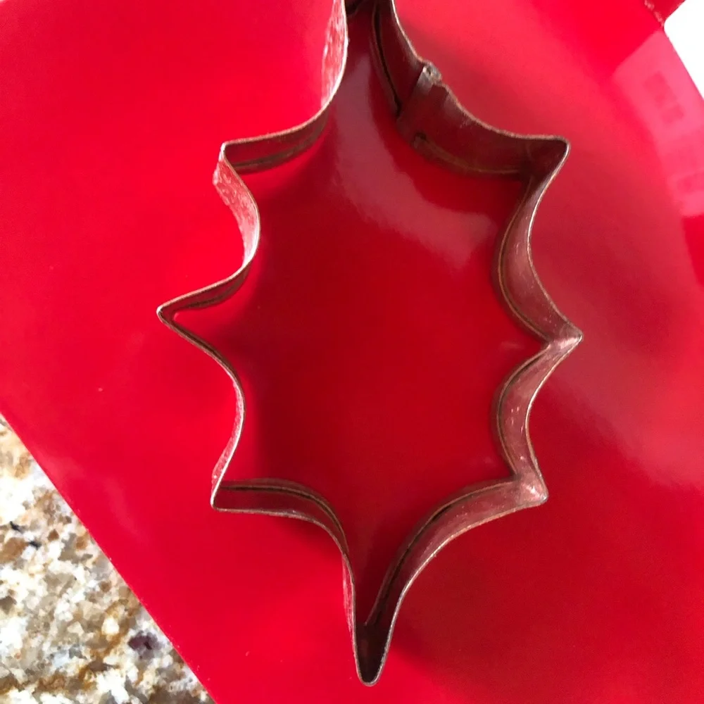 Williams Sonoma set of 4 copper cookie cutters